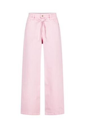 Studio Anneloes Studio Anneloes babet denim trousers 13922 Loose fit 4400 pop pink