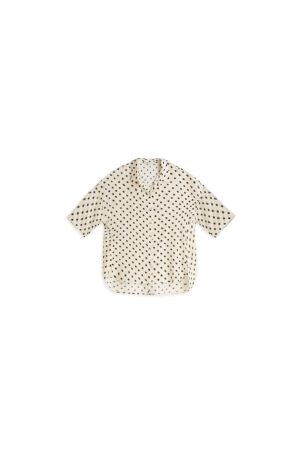 Summum Summum blouse blury dots 2s3434-12390 Blouse 122 ivory