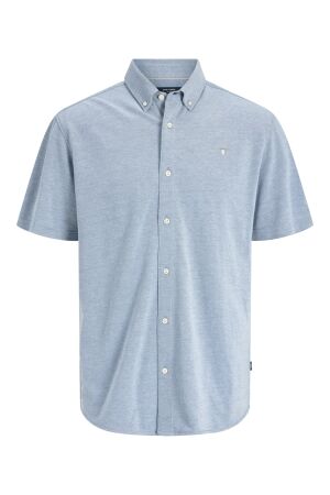 J&J Premium J&J Premium jprblublake pique detail s/s shirt Overhemd ashley blue