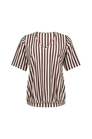 Studio Anneloes Studio Anneloes vicky stripe shirt 13924 T-shirt Korte mouw 9997 multi color