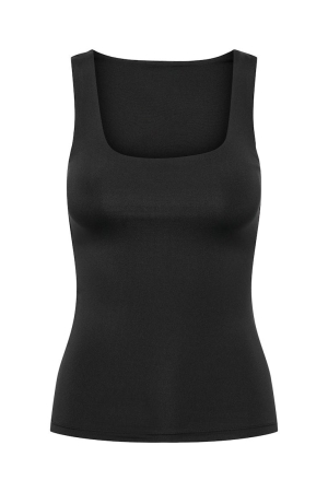 Only Only onlea s/l 2-ways fit top jrs noos 15278090 Tops en Singlets black