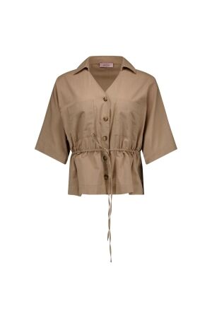 Studio Anneloes Studio Anneloes erie linen blouse 13904 Blouse 2200 latte