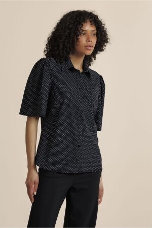 Studio Anneloes Studio Anneloes poppy dot butterfly blouse 14425 Blouse 9011 black/off white