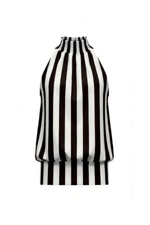 Studio Anneloes Studio Anneloes jantje stripe top 14430 Tops en Singlets 9017 black/ecru