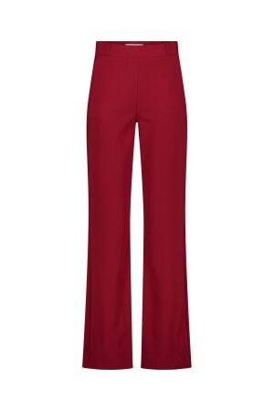 Studio Anneloes Studio Anneloes flair bonded trousers 14293 Flared 3900 red wine