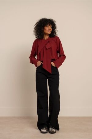Studio Anneloes Studio Anneloes tommy blouse 14301 Blouse 3900 red wine