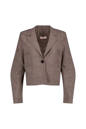 Studio Anneloes Studio Anneloes jorine tweed look jacket 14304 Jackets 9014 black/kit