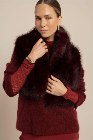 Studio Anneloes Studio Anneloes cosy scarf 14307 Sjaals 3900 red wine
