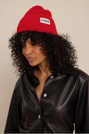 Studio Anneloes Studio Anneloes benthe beanie 14310 Mutsen 4100 rich red