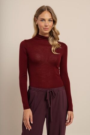Studio Anneloes Studio Anneloes reggie col pullover 14312 Trui 3900 red wine