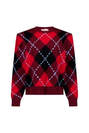 Studio Anneloes Studio Anneloes arly argyle pullover 14315 Trui 9997 multi color