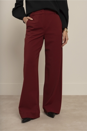 Studio Anneloes Studio Anneloes luz twill trousers 14330 Broek 3900 red wine