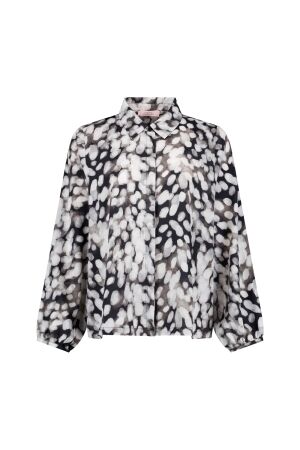 Studio Anneloes Studio Anneloes diny blouse 14333 Blouse 9011 black/off white