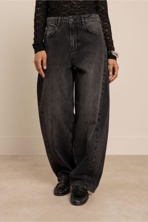 Studio Anneloes Studio Anneloes frenkie balloon trousers 14337 Barrel fit 9800 antraciet