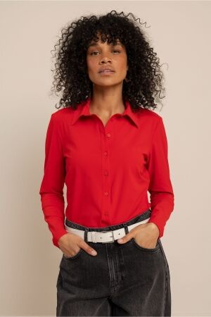 Studio Anneloes Studio Anneloes poppy shirt 14341 Blouse 4100 rich red