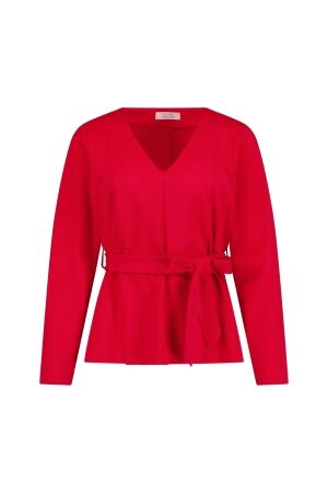 Studio Anneloes Studio Anneloes jacky twill top 14351 T-shirt Lange mouw 4100 rich red