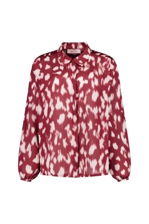 Studio Anneloes Studio Anneloes diny blouse 14362 Blouse 3914 red wine/kit