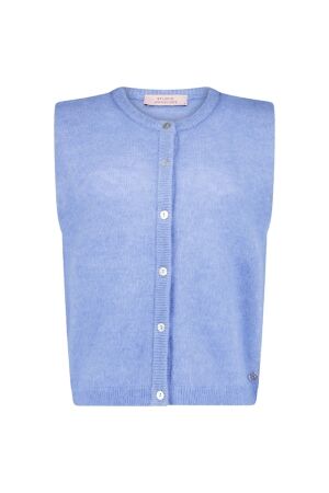 Studio Anneloes Studio Anneloes bibi sls cardigan 14451 Vest 6701 winter blue