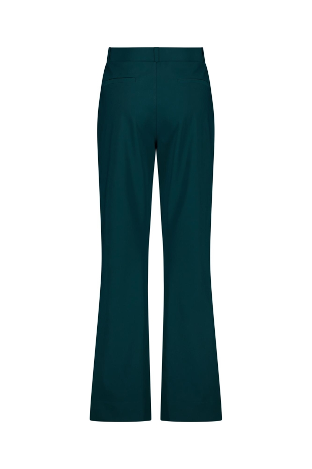 Studio Anneloes Flair bonded trousers 14201 8300 dark teal