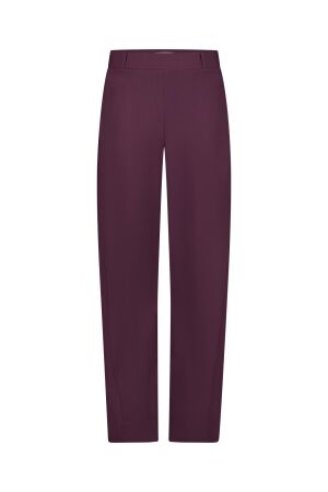 Studio Anneloes Studio Anneloes marlis bonded barrel trousers 14209 Broek 4800 aubergine