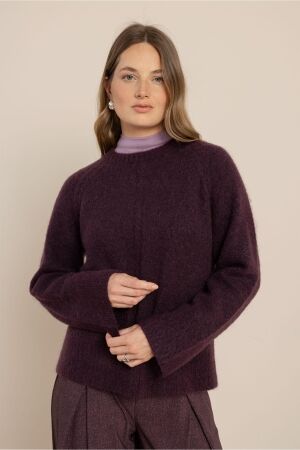 Studio Anneloes Studio Anneloes sammy pullover 14218 Trui 4800 aubergine