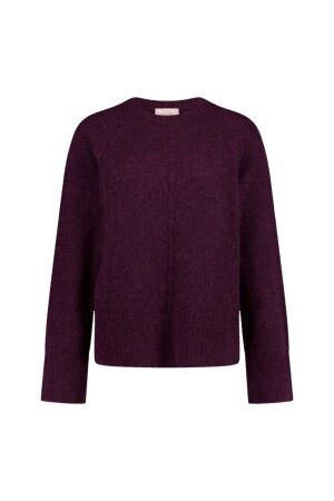Studio Anneloes Studio Anneloes sammy pullover 14218 Trui 4800 aubergine