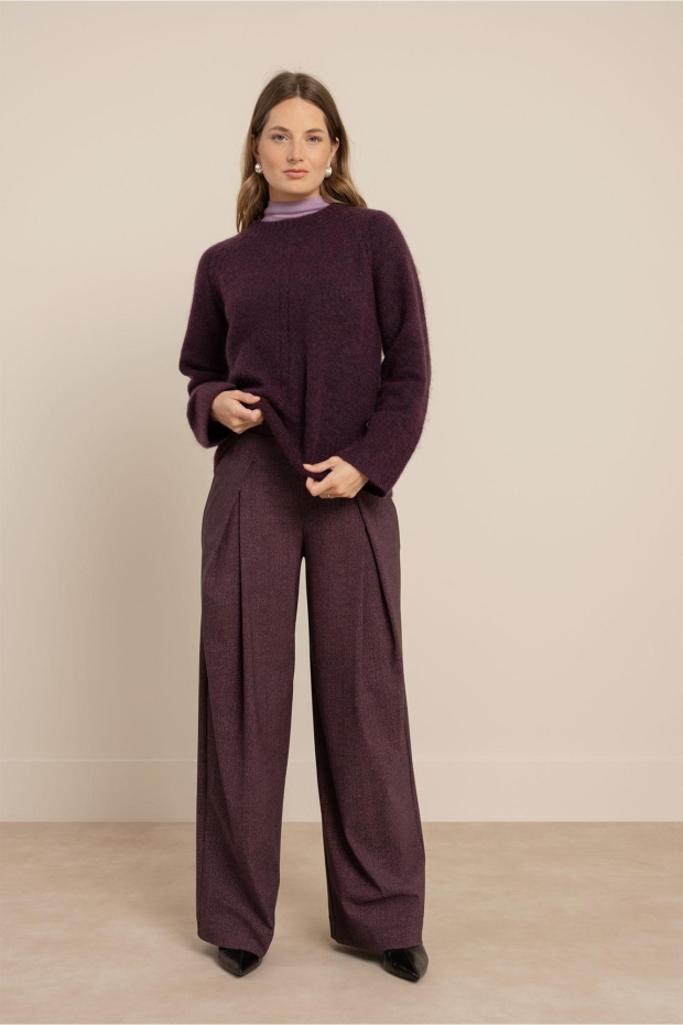 Studio Anneloes Sammy pullover 14218 4800 aubergine