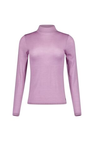 Studio Anneloes Studio Anneloes reggie col pullover 14220 T-shirt Lange mouw 4700 light aubergine