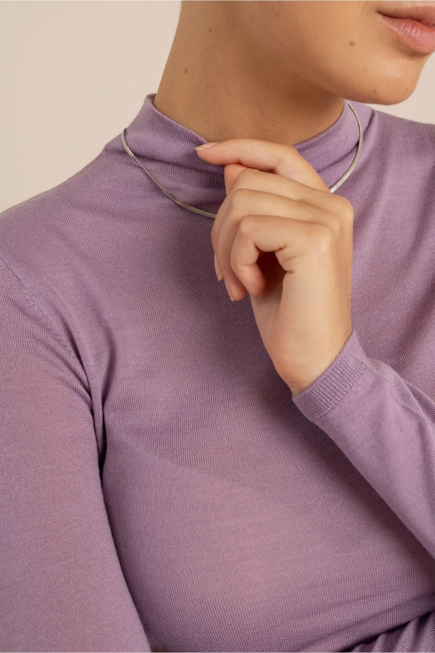 Studio Anneloes Reggie col pullover 14220 4700 light aubergine