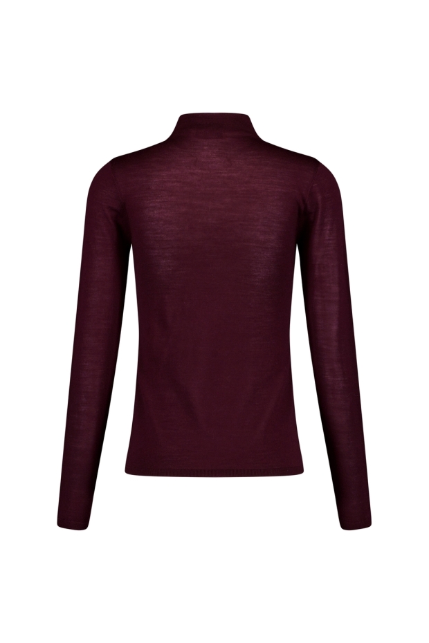 Studio Anneloes Reggie col pullover 14220 4800 aubergine
