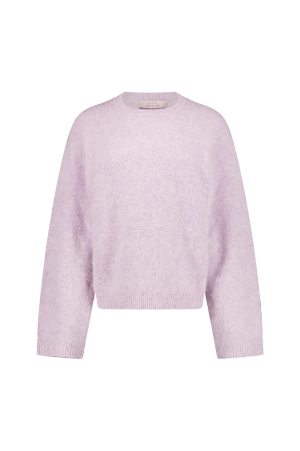 Studio Anneloes Lisette pullover 14225 4700 light aubergine