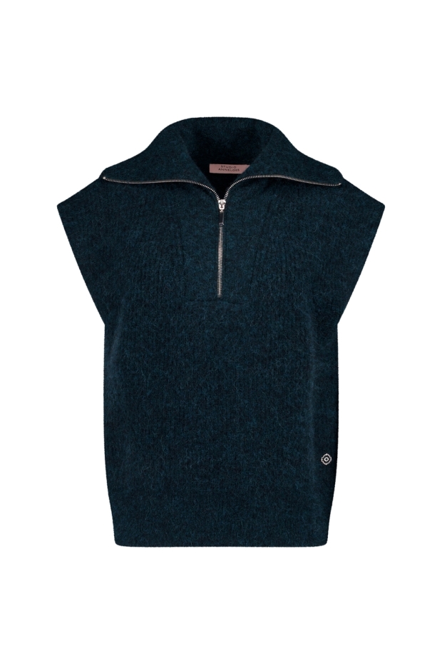 Studio Anneloes Joesha sleeveless pullover 14227 8300 dark teal