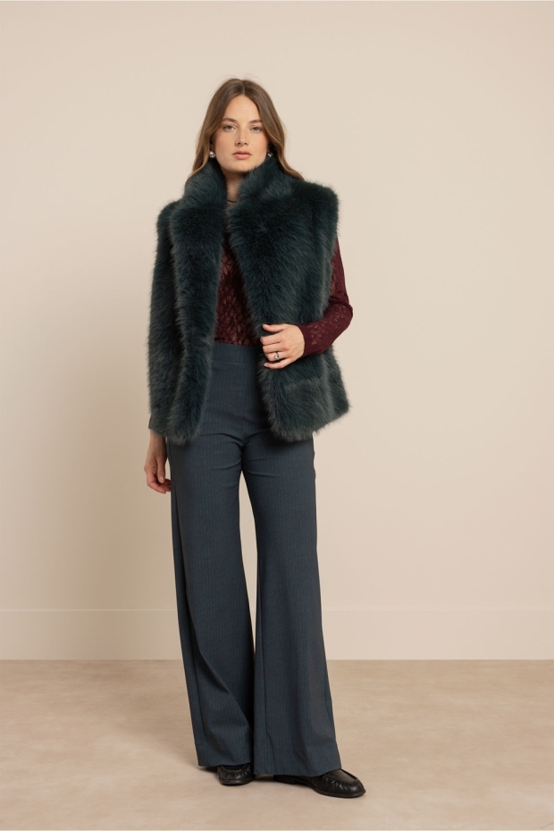 Studio Anneloes Charly gilet 14229 8300 dark teal