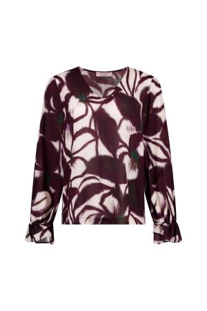 Studio Anneloes Studio Anneloes paula flower top 14236 T-shirt Lange mouw 9997 multi color