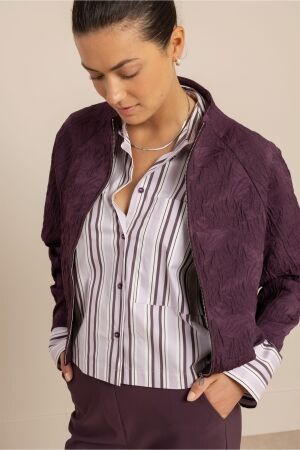 Studio Anneloes Studio Anneloes mels bomber jacket 14254 Jackets 4800 aubergine