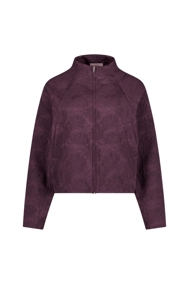 Studio Anneloes Mels bomber jacket 14254 4800 aubergine