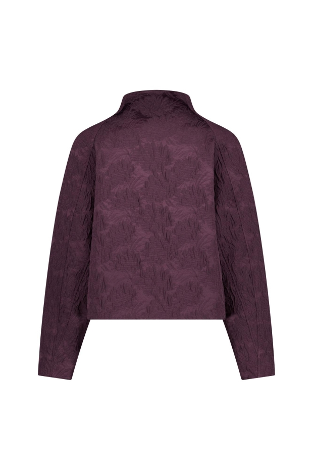 Studio Anneloes Mels bomber jacket 14254 4800 aubergine