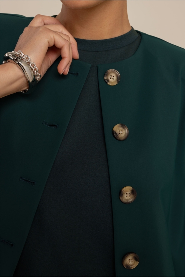 Studio Anneloes Jory jacket 14251 8300 dark teal