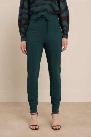 Studio Anneloes Studio Anneloes downstairs bonded trousers 14257 Broek 8300 dark teal