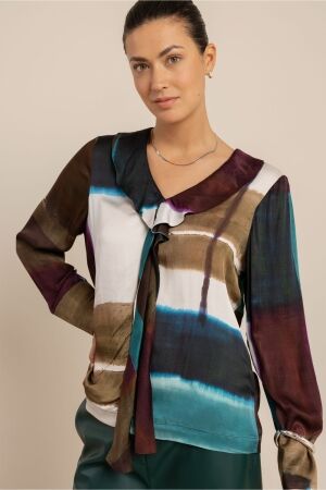 Studio Anneloes Studio Anneloes yenthe top 14270 T-shirt Lange mouw 9997 multi color