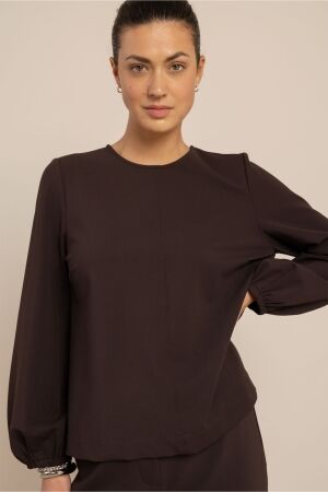 Studio Anneloes Studio Anneloes florente twill top 8700 espresso