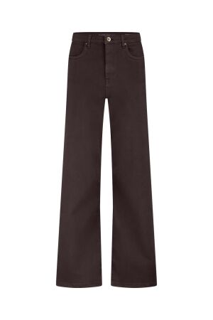 Studio Anneloes Studio Anneloes lexie denim trousers 14281 Loose fit 8700 espresso