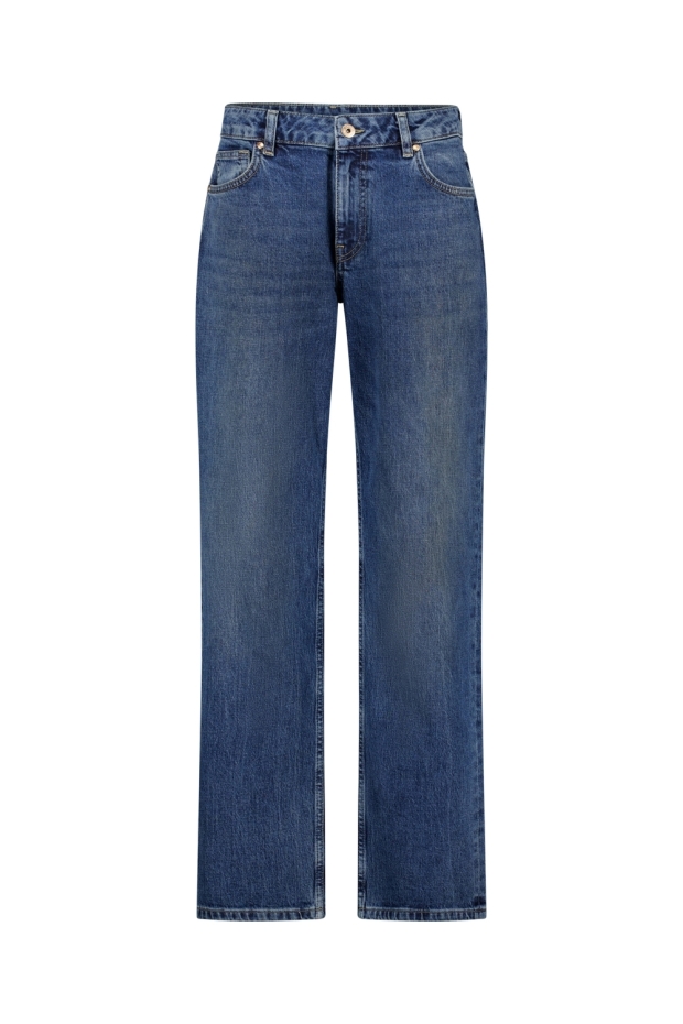 Studio Anneloes Sage straight denim trousers 14287 9808 vintage stone