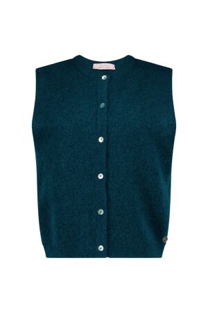 Studio Anneloes Studio Anneloes bibi sls cardigan 14450 Vest 8200 teal