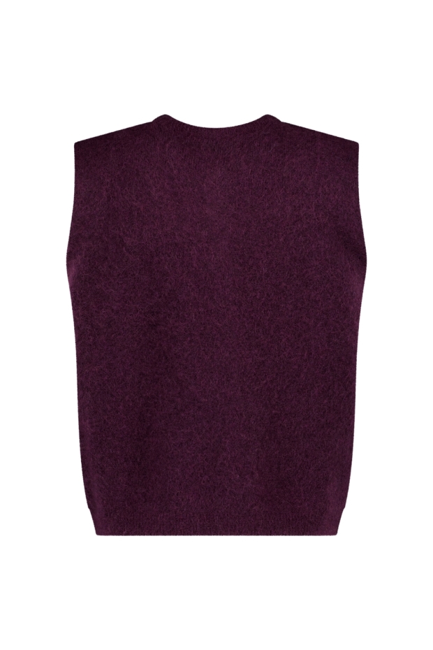 Studio Anneloes Bibi sls cardigan 14450 4800 aubergine