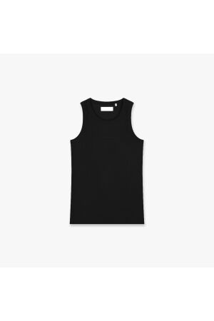 Croyez Homme Croyez Homme croyez ribbed tank top Tanktops black