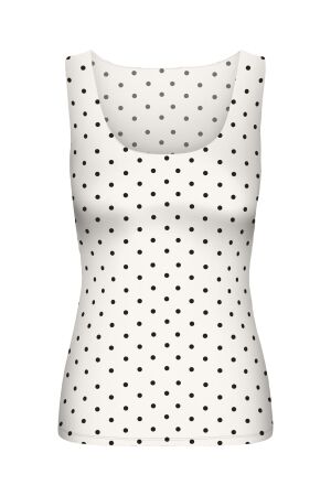 Only Only onllone aop 2-way s/l top jrs Tops en Singlets cloud dancer