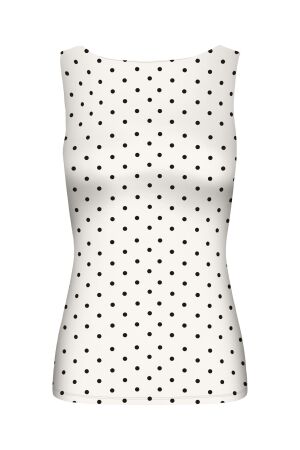 Only Only onllone aop 2-way s/l top jrs Tops en Singlets cloud dancer