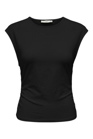 Only Only onlmira capsl ruching top jrs noos 15367938 T-shirt Korte mouw 4985039 black
