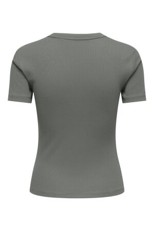 Only Only onlval s/s o-neck solid top jrs noos T-shirts castor gray